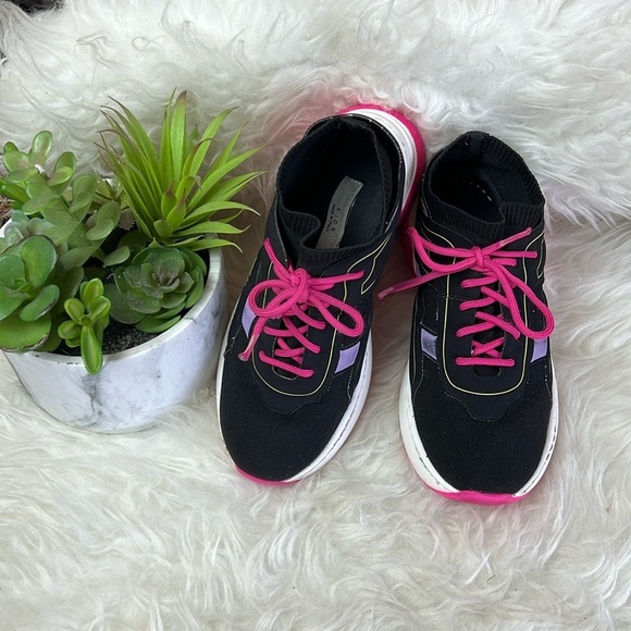 Stella Mccartney Big Kids/Girl GS Colorblock Trainers Shoes/Sneakers Size EU 35 - Picture 4 of 17